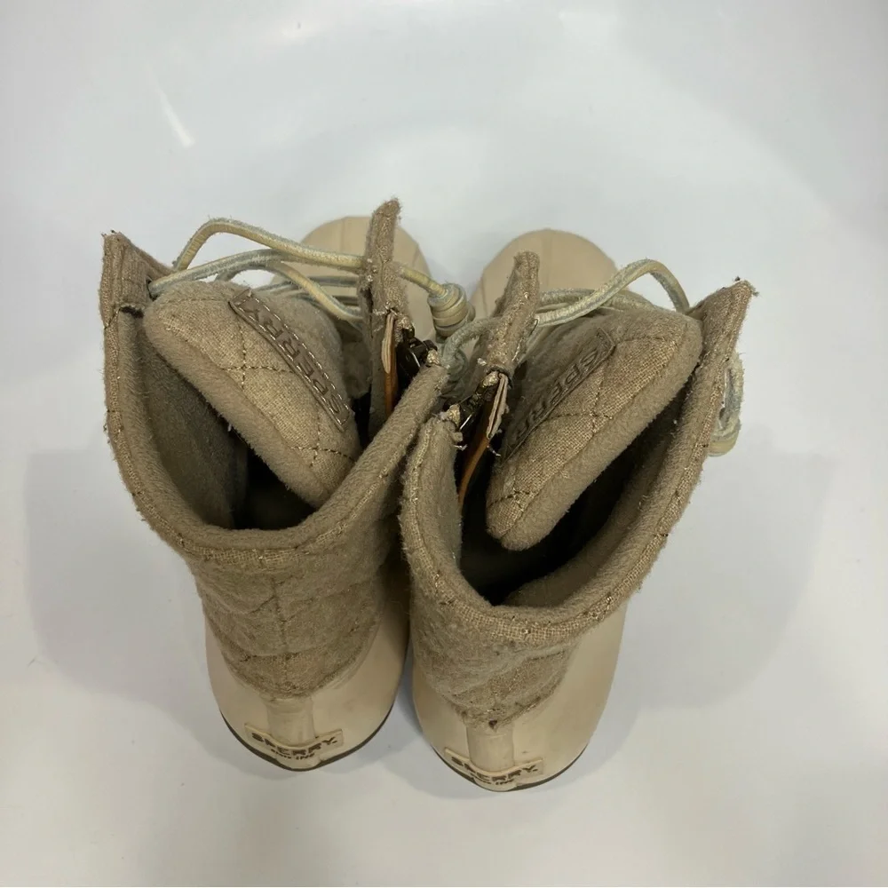 Sperry Syren gulf wool quilted tan size‎ 8